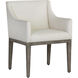 Malik Ash Grey / Linoso Ivory Dining Armchair